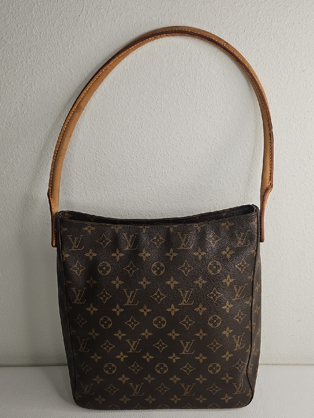 Authentic Louis Vuitton Looping MM Monogram Shoulder Bag Hobo Purse W/Dustbag - Picture 7 of 16